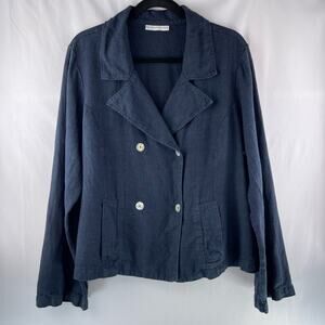 Bryn Walker Linen Double Breasted Jacket